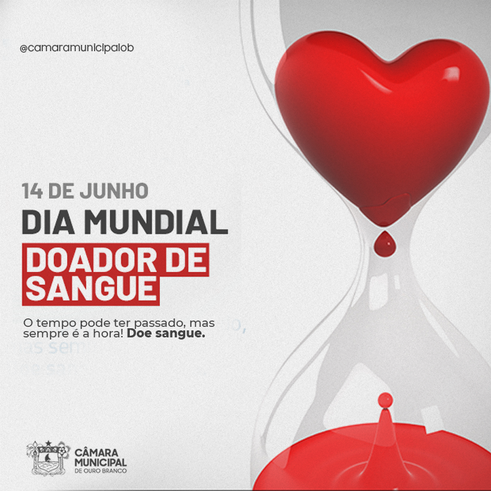 DIA MUNDIAL DO DOADOR DE SANGUE