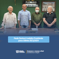 Paulo Dantas é reeleito presidente para o biênio 2023/2024