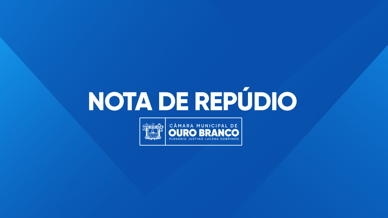 NOTA DE REPÚDIO 