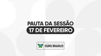 Pauta da Sessão do dia 17 de fevereiro